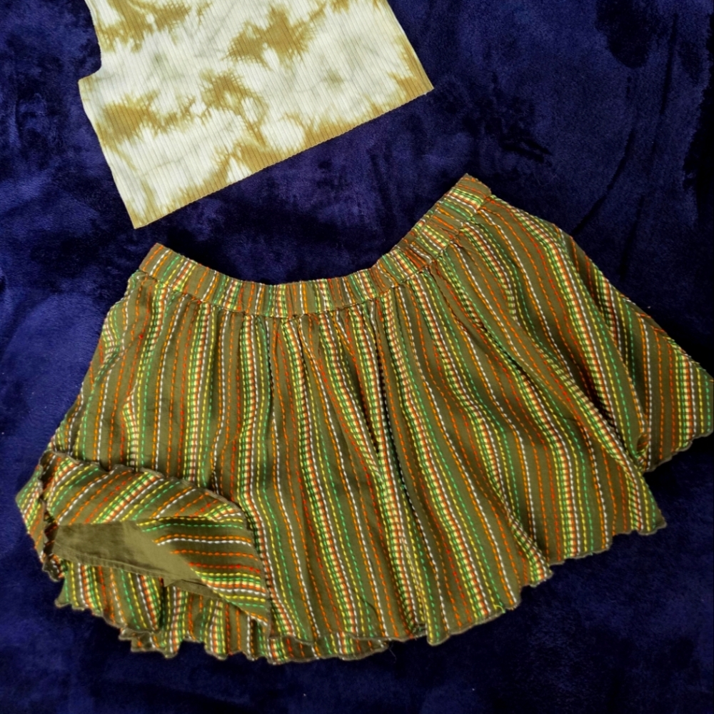NWOT KIMCHI BLUE MINI SKIRT, SIZE L - Picture 4 of 5